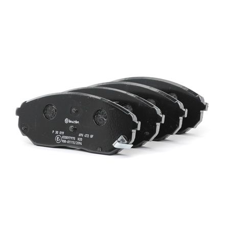 BREMBO P 30 019: Plăcuțe de frână PRIME LINE fara accesorii, cu tabla anti scartait