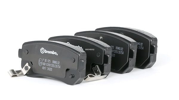 BREMBO P 30 025: Bromsbelägg PRIME LINE utan tillbehör, Anti-skrik-plåt
