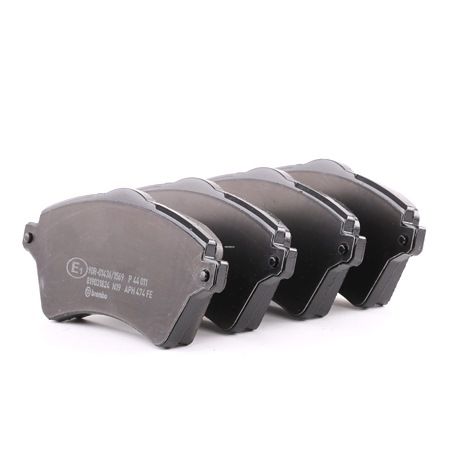 BREMBO P 44 011: Plăcuțe de frână PRIME LINE fara accesorii, cu tabla anti scartait