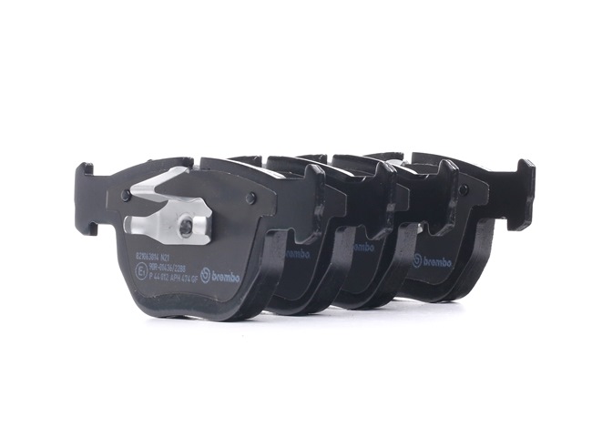 BREMBO P 44 012: Plăcuțe de frână PRIME LINE cu acceasorii, cu clema piston, cu tabla anti scartait
