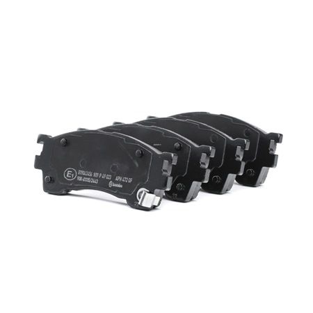 BREMBO P 49 023: Plăcuțe de frână PRIME LINE cu acceasorii, cu tabla anti scartait