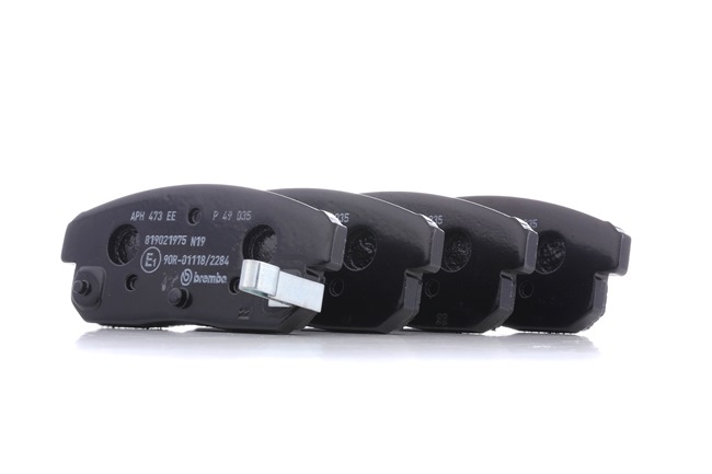 BREMBO P 49 035: Plaquettes de frein PRIME LINE sans accessoires, avec tôle anti-bruit
