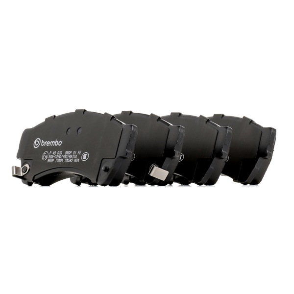 BREMBO P 49 039: Piduriklotsid PRIME LINE ilma lisavarustuseta, koos kokkusurumisvastase plekiga