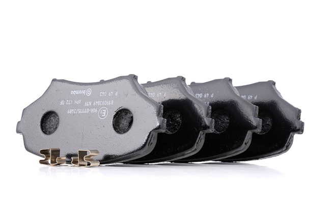 BREMBO P 49 043: Plăcuțe de frână PRIME LINE fara accesorii, cu tabla anti scartait