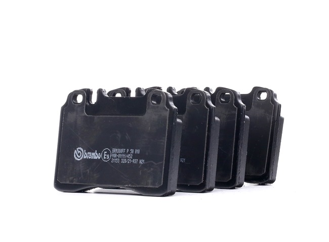 BREMBO P 50 010: Plăcuțe de frână PRIME LINE fara accesorii, cu tabla anti scartait