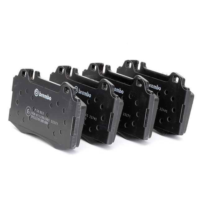 BREMBO P 50 053: Piduriklotsid PRIME LINE ilma lisavarustuseta, koos kokkusurumisvastase plekiga