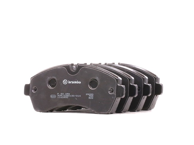 BREMBO P 50 059 Τακάκια φρένων MERCEDES-BENZ SPRINTER 4-t Πλατφόρμα/σασσί (907) 143 PS Πετρέλαιο κόστος