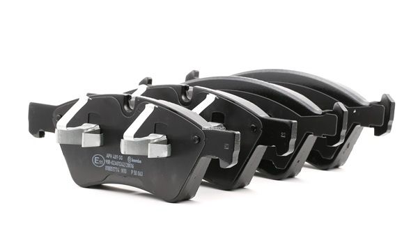 BREMBO P 50 063: Plăcuțe de frână PRIME LINE cu acceasorii, cu clema piston, cu tabla anti scartait