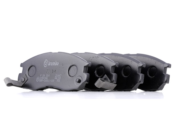 BREMBO P 54 014: Remblokken PRIME LINE Zonder toebehoren, Met anti-kreukplaat