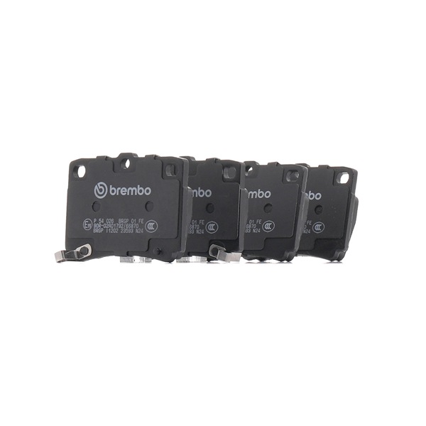BREMBO P 54 026 Комплект спирачно феродо, дискови спирачки MITSUBISHI PAJERO 2 Canvas Top (V2W, 54W) 181 K.C. бензин цена