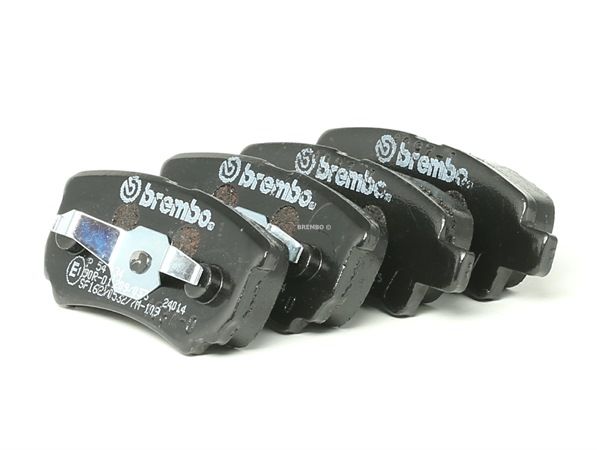 BREMBO P 54 034: Fékbetét készlet, tárcsafék PRIME LINE Tartozékokkal, dugattyú sasszeggel, csikorgásgátló lemezzel