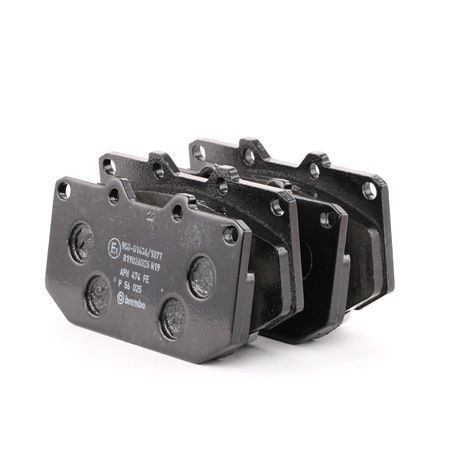 BREMBO P 56 025: Bremsbeläge PRIME LINE ohne Zubehör, mit Anti-Quietsch-Blech