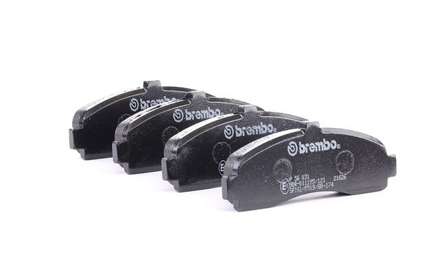 BREMBO P 56 031: Plăcuțe de frână PRIME LINE fara accesorii, cu tabla anti scartait
