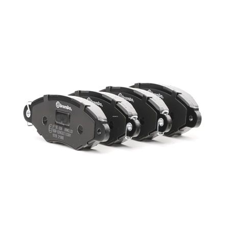 BREMBO P 56 038: Juego de pastillas de freno PRIME LINE con accesorios, con tornillos pinza freno, Chapa antichirridos