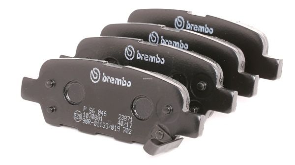 BREMBO P 56 046: Klocki hamulcowe PRIME LINE bez dodatków, z podkładką wytłumiającą
