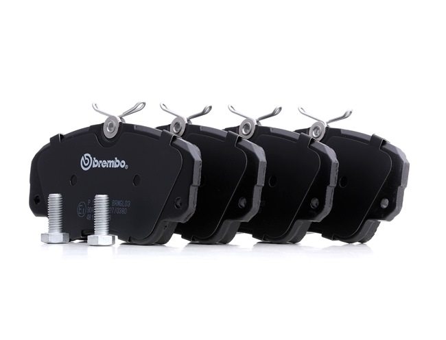 BREMBO P 59 016: Piduriklotsid PRIME LINE koos lisadega, koos pidurisadula kruvidega, koos kokkusurumisvastase plekiga