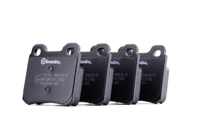 BREMBO P 59 018: Plaquettes de frein PRIME LINE sans accessoires, avec tôle anti-bruit