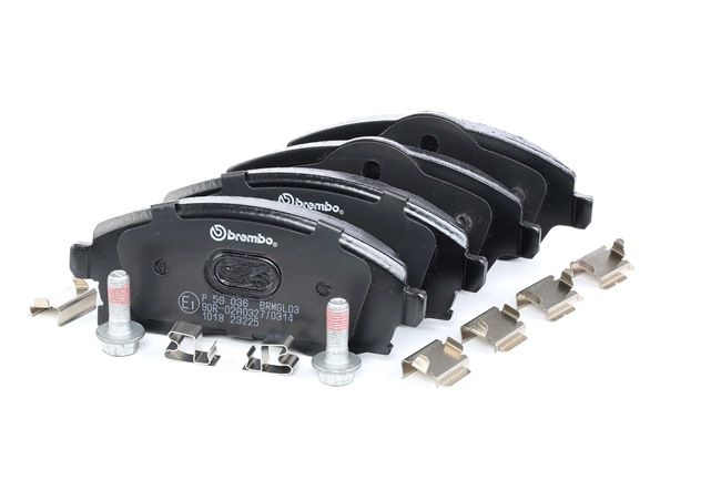 BREMBO P 59 036: Bremžu kluči PRIME LINE ar piederumiem, ar bremžu suportu skrūvēm, ar piespiedējplāksni