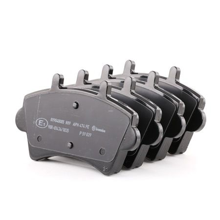BREMBO P 59 039: Plaquettes de frein PRIME LINE sans accessoires, avec tôle anti-bruit