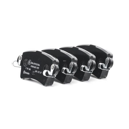 BREMBO P 59 040: Plăcuțe de frână PRIME LINE cu acceasorii, cu suruburi etrier, cu tabla anti scartait