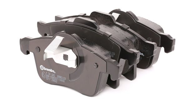 BREMBO P 59 045: Brzdové platničky s prislusenstvom, s piestovym klipom, s proti hlukovým plechom, PRIME LINE - Ring