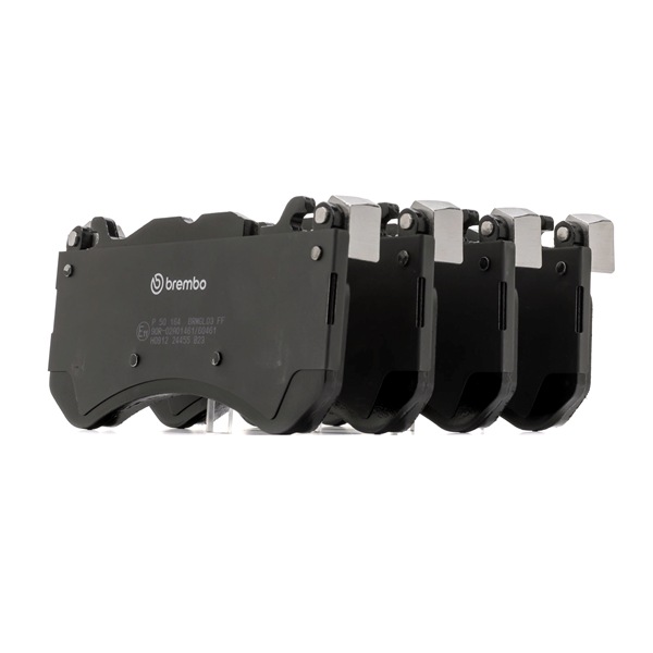 BREMBO P 50 164: Bremsbeläge PRIME LINE ohne Zubehör, mit Ausgleichsgewichten, mit Anti-Quietsch-Blech
