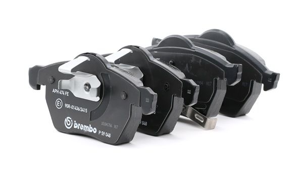 BREMBO P 59 048: Fékbetét készlet, tárcsafék Tartozékokkal, dugattyú sasszeggel, csikorgásgátló lemezzel, PRIME LINE - Ring