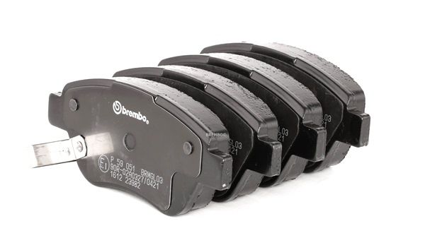 BREMBO P 59 051 Bremsbeläge PRIME LINE mit Zubehör, mit Bremssattelschrauben, mit Anti-Quietsch-Blech