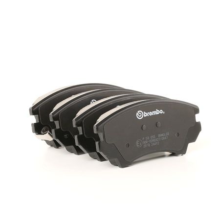 BREMBO P 59 055: Fékbetét készlet, tárcsafék PRIME LINE Tartozékokkal, csikorgásgátló lemezzel