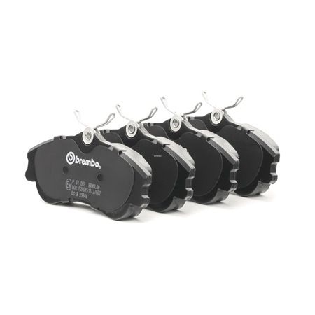 BREMBO P 61 069: Juego de pastillas de freno PRIME LINE con accesorios, con tornillos pinza freno, Chapa antichirridos