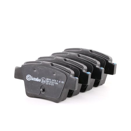 BREMBO P 61 080: Sada brzdových destiček, kotoučová brzda PRIME LINE s příslušenstvím, Šrouby třmenů, s krycím plechem