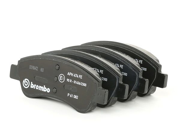 BREMBO P 61 082: Fékbetét készlet, tárcsafék PRIME LINE Tartozékokkal, féknyereg csavarokkal, csikorgásgátló lemezzel