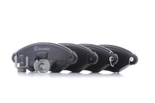 BREMBO P 61 098: Pastilhas de travão PRIME LINE com acessórios, com parafusos de pinça de travão, com chapa anti-ruído
