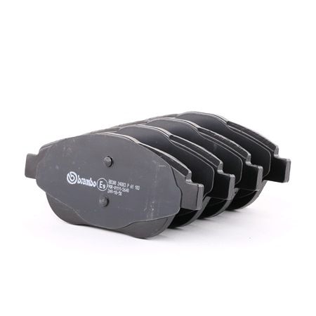 BREMBO P 61 103: Juego de pastillas de freno PRIME LINE con accesorios, con tornillos pinza freno, Chapa antichirridos