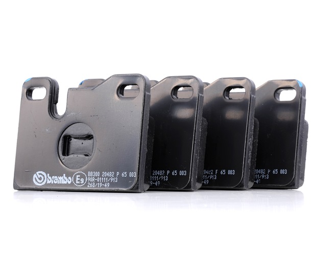 BREMBO P 65 003: Piduriklotsid PRIME LINE ilma lisavarustuseta, koos kokkusurumisvastase plekiga