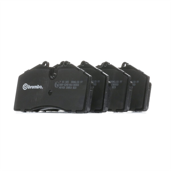 BREMBO P 65 005: Plăcuțe de frână PRIME LINE fara accesorii, cu tabla anti scartait