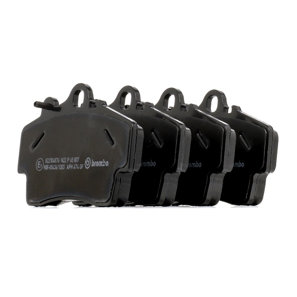 BREMBO P 65 007: Bremsbeläge PRIME LINE ohne Zubehör, mit Anti-Quietsch-Blech