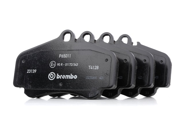 BREMBO P 65 011: Plăcuțe de frână PRIME LINE fara accesorii, cu tabla anti scartait