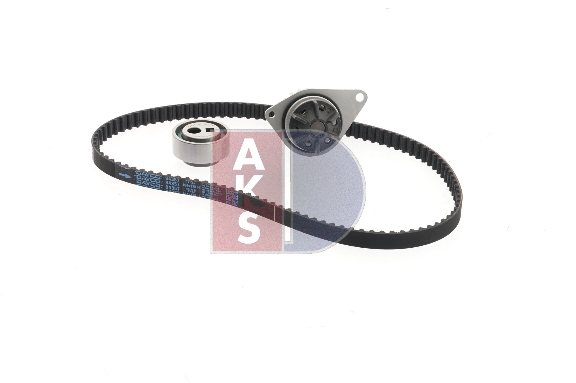 AKS DASIS 570258N: Kit cinghia distribuzione, pompa acqua N° denti: 104, Largh.: 17mm