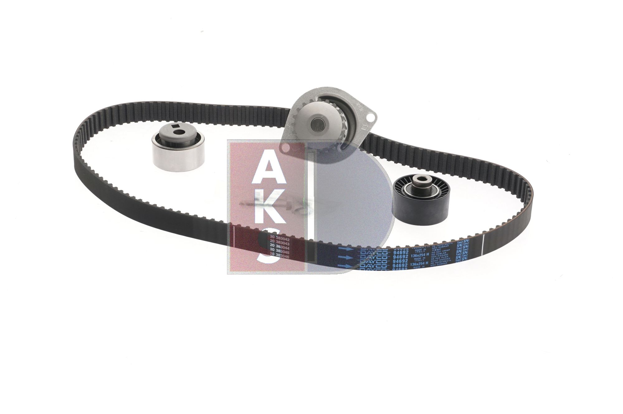 AKS DASIS 570262N: Kit cinghia distribuzione, pompa acqua N° denti: 136, Largh.: 25,4mm