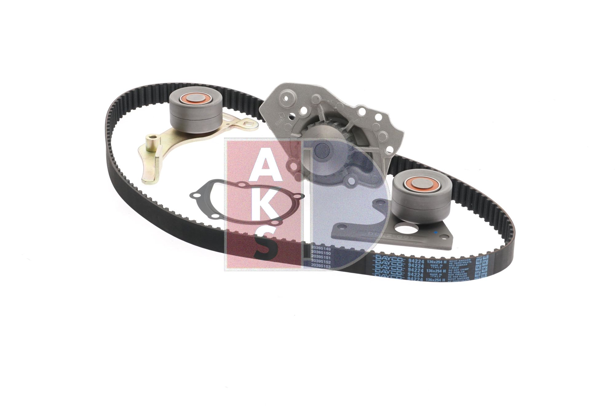 AKS DASIS 570263N Kit de distribution + pompe à eau PEUGEOT Partner I Combispace (5F) 68 CV Diesel coût