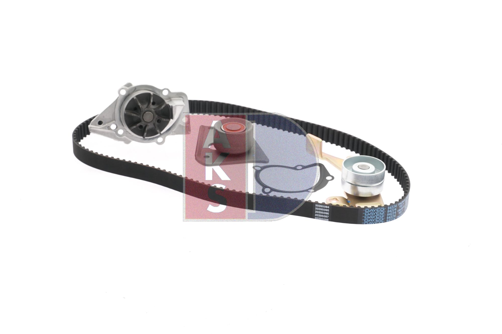 AKS DASIS 570264N: Pompă apă + kit distribuție dinti: 136, Latime: 25,4mm