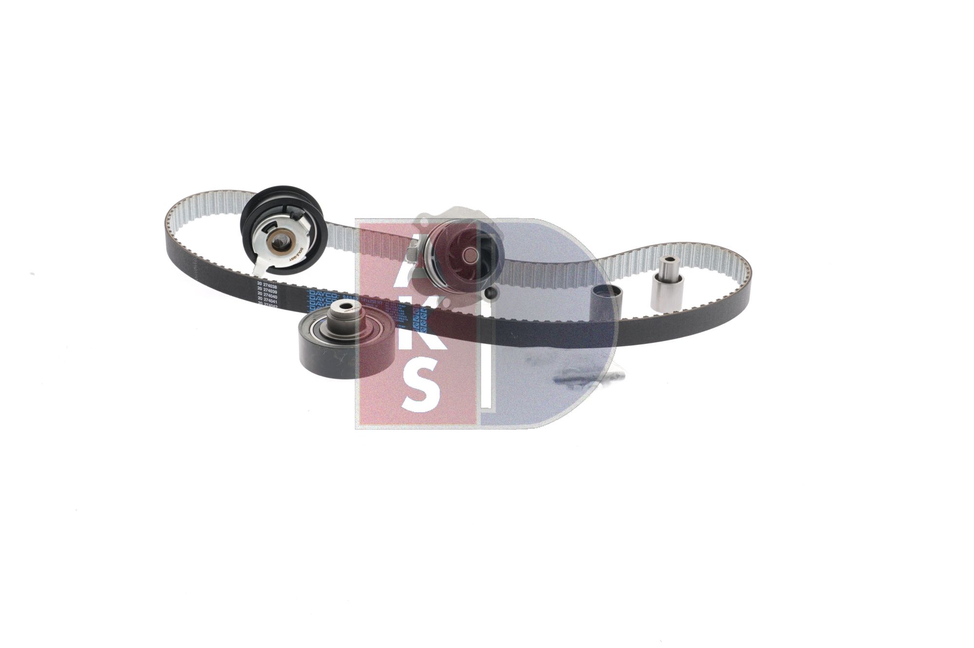 AKS DASIS 570265N: Pompă apă + kit distribuție dinti: 141, Latime: 25mm