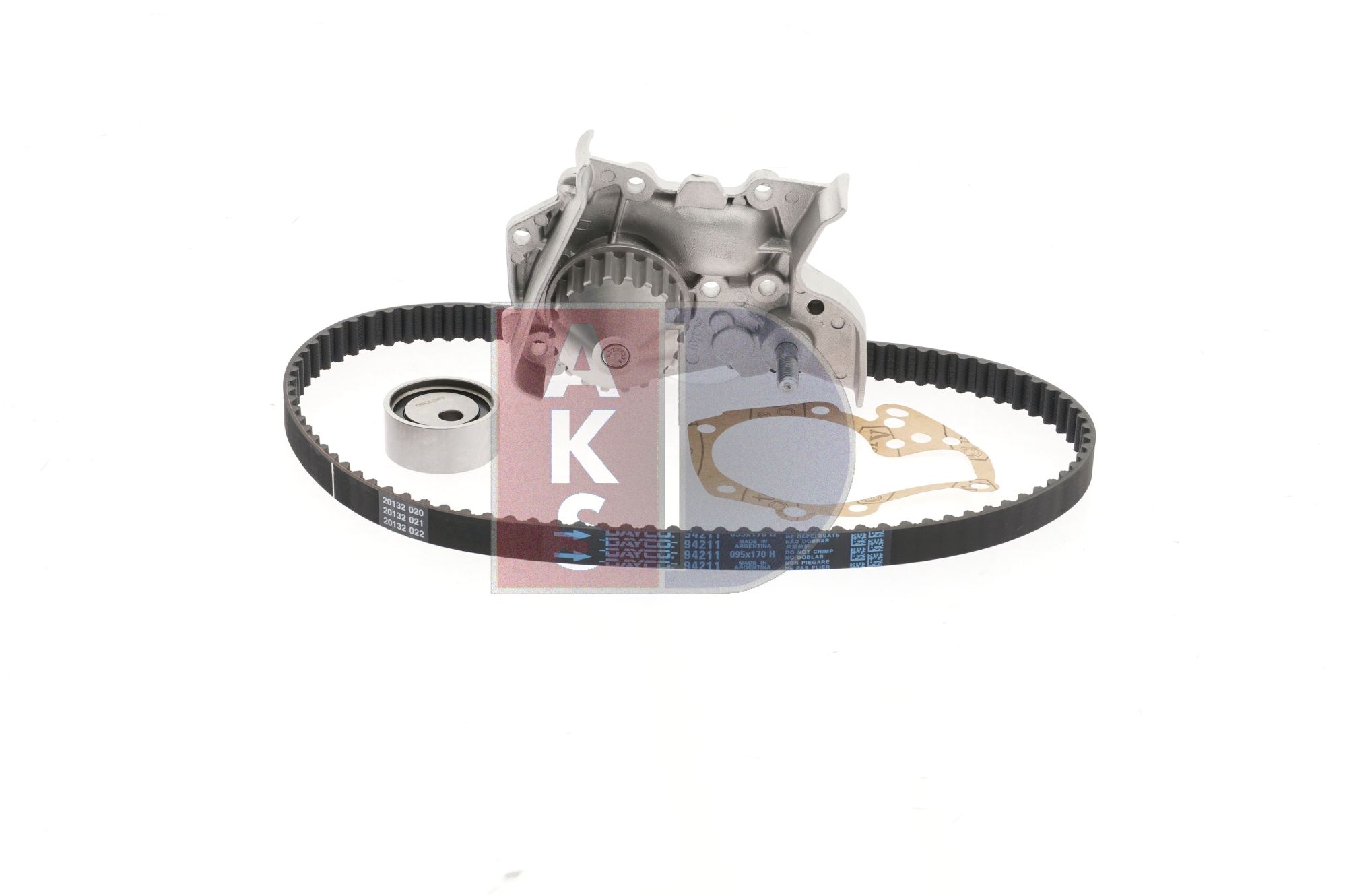 AKS DASIS 570268N: Pompă apă + kit distribuție dinti: 95, Latime: 17,0mm