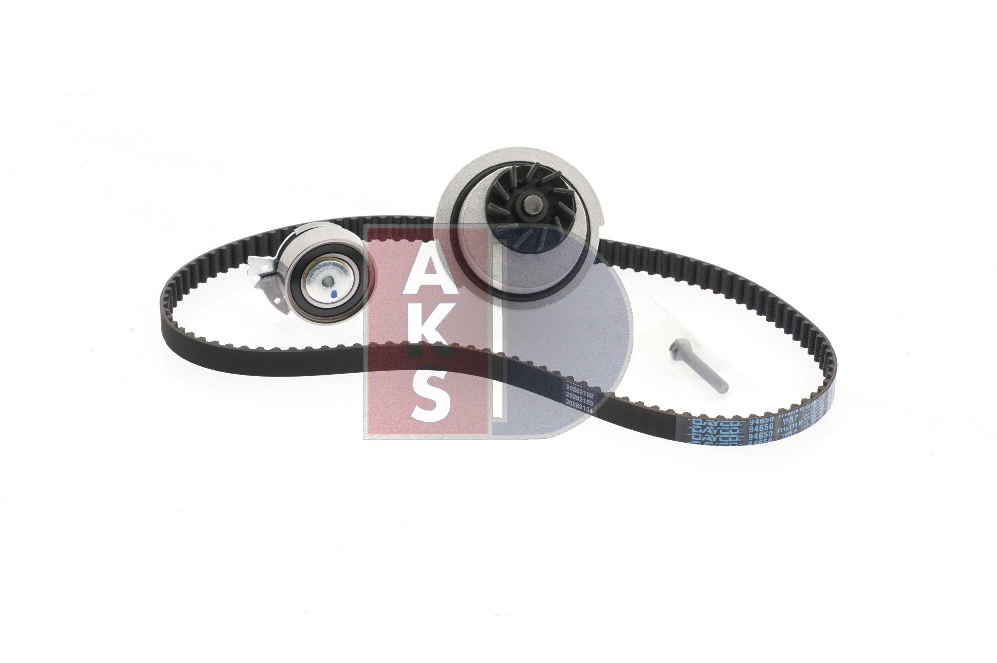 AKS DASIS 570276N: Pompă apă + kit distribuție dinti: 111, Latime: 17,0mm