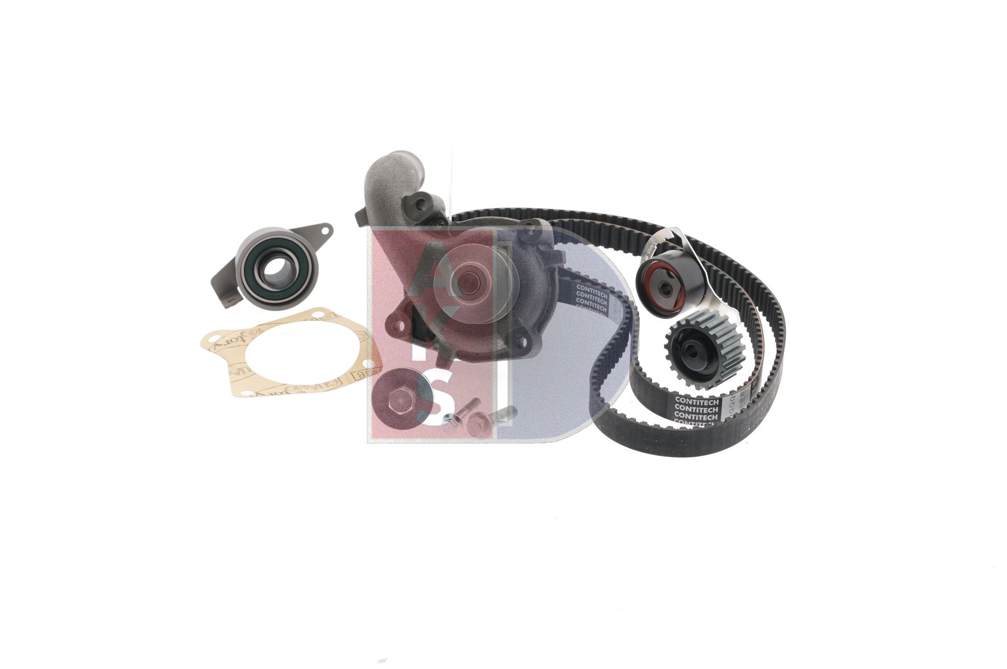 AKS DASIS 570280N: Vezérműszíj készlet vízpumpával Szélesség: 22,0mm