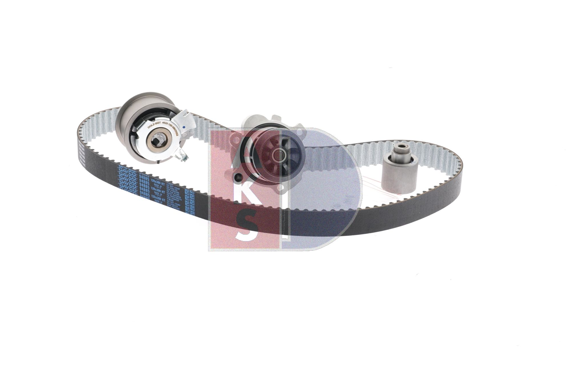 AKS DASIS 570300N: Kit cinghia distribuzione, pompa acqua N° denti: 120, Largh.: 30,0mm