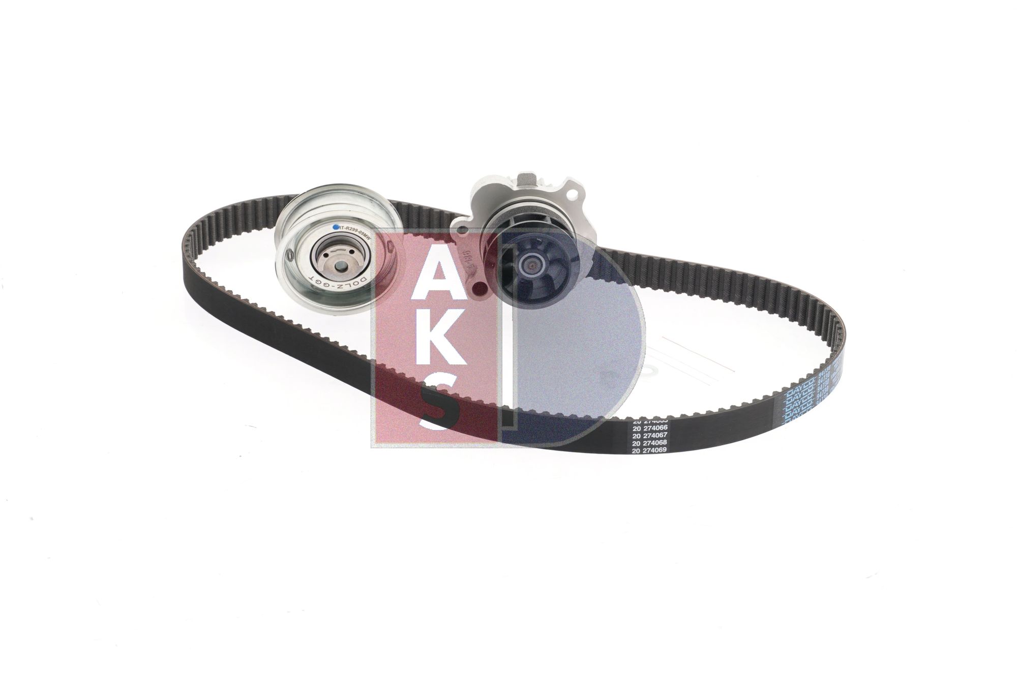 AKS DASIS 570306N: Pompă apă + kit distribuție dinti: 138, Latime: 23mm