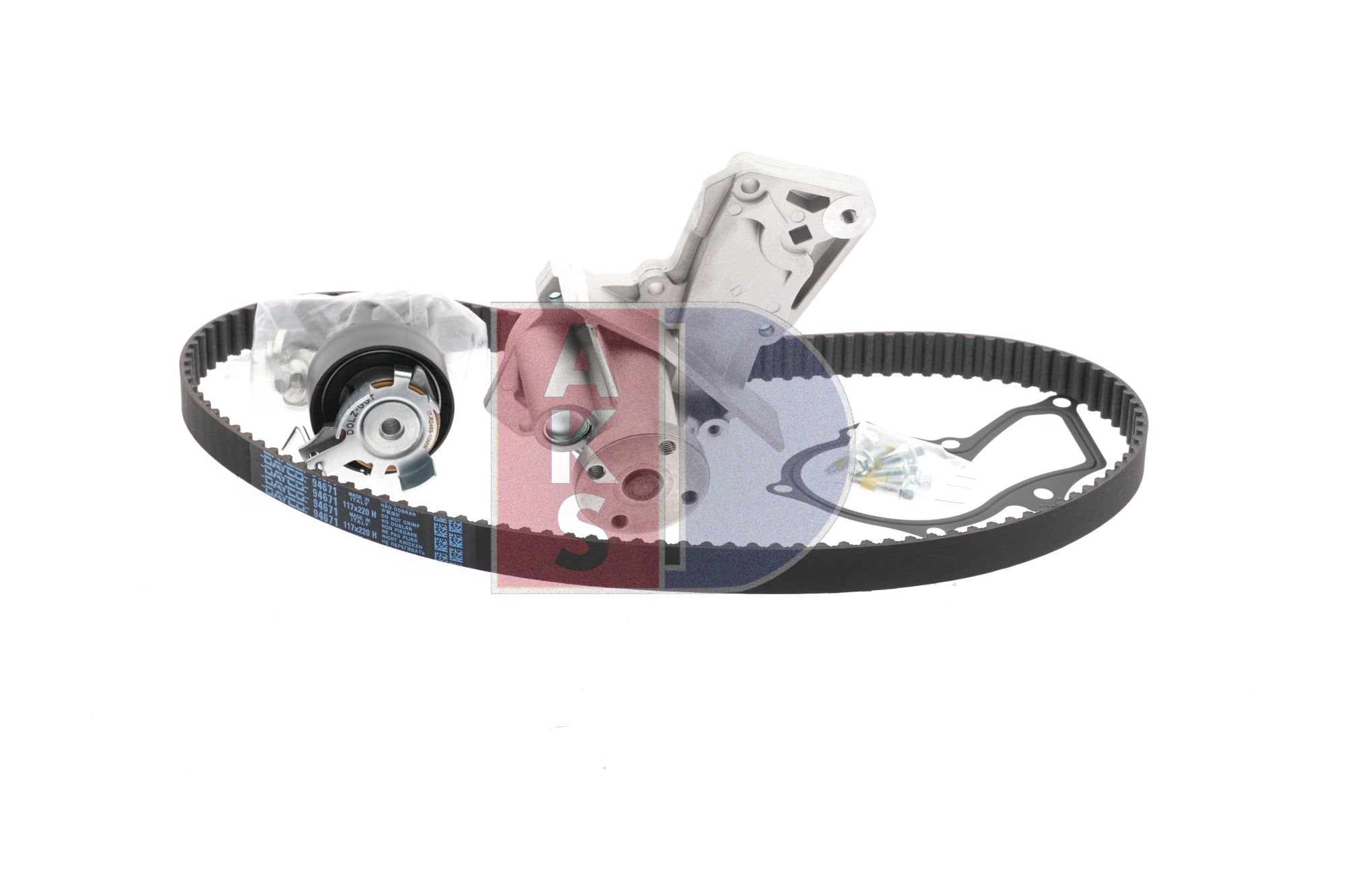 AKS DASIS 570312N: Kit cinghia distribuzione, pompa acqua N° denti: 117, Largh.: 22,0mm