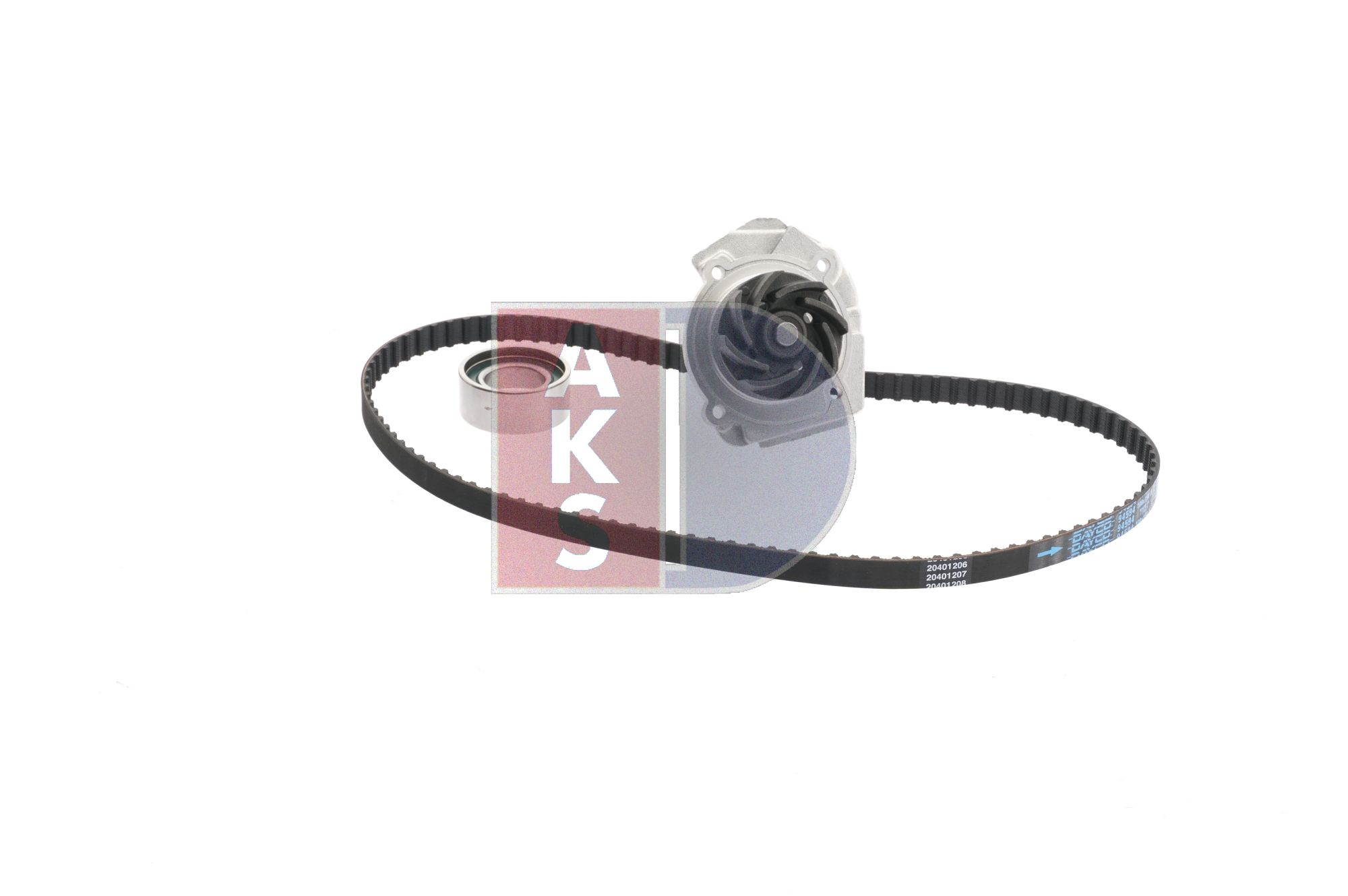 AKS DASIS 570328N: Pompă apă + kit distribuție dinti: 108, Latime: 15,0mm